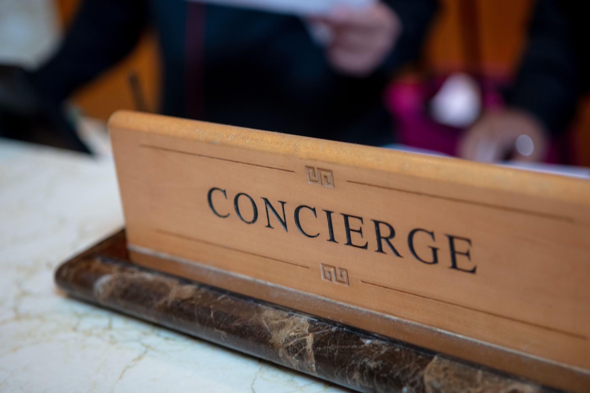 Signe de concierge